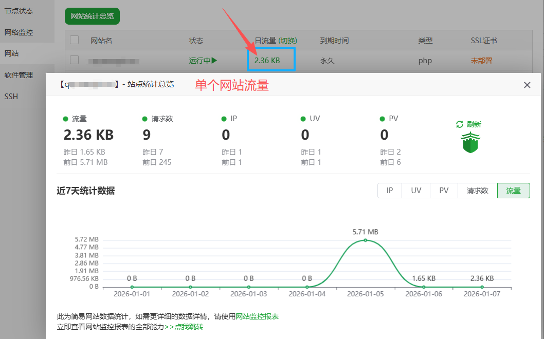 网站流量统计